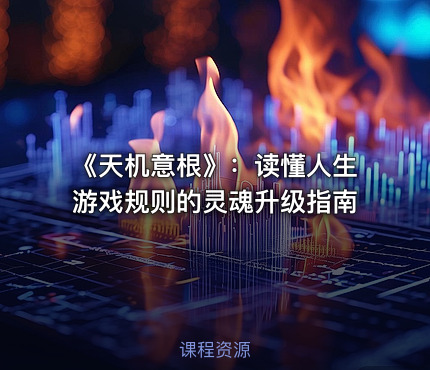 《天机意根》：读懂人生游戏规则的灵魂升级指南