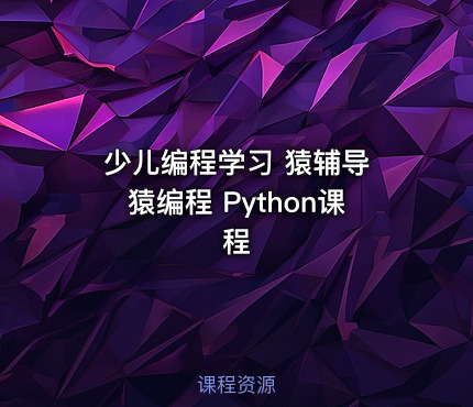 少儿编程学习 猿辅导 猿编程 Python课程