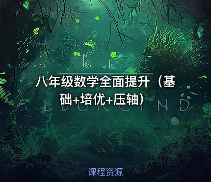 八年级数学全面提升（基础+培优+压轴）