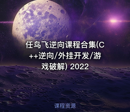 任鸟飞逆向课程合集(C++逆向/外挂开发/游戏破解) 2022