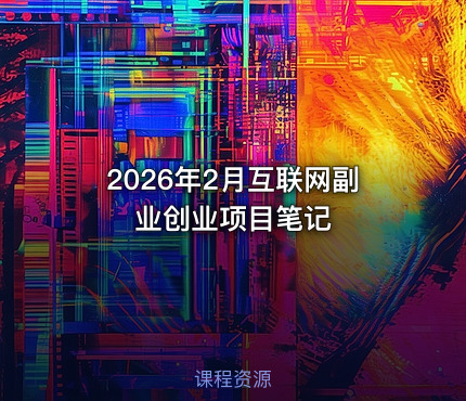 2026年2月互联网副业创业项目笔记