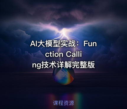 AI大模型实战：Function Calling技术详解完整版