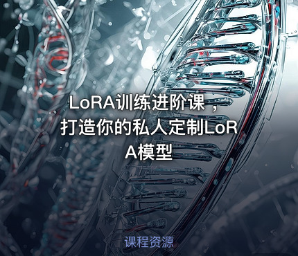 LoRA训练进阶课 ，打造你的私人定制LoRA模型