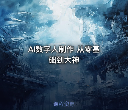 AI数字人制作 从零基础到大神
