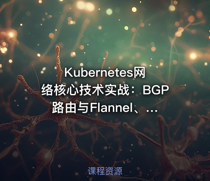 Kubernetes网络核心技术实战：BGP路由与Flannel、Calico、Cilium网络模式，IPAM及Multus多网卡