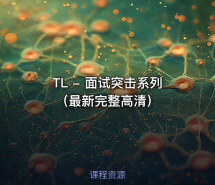 TL - 面试突击系列（最新完整高清）