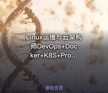 Linux运维与云架构师DevOps+Docker+K8S+Prometheus+全网络技术栈