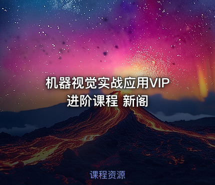 机器视觉实战应用VIP进阶课程 新阁