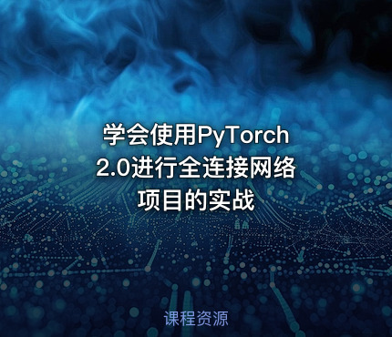 学会使用PyTorch 2.0进行全连接网络项目的实战