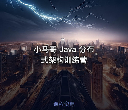 小马哥 Java 分布式架构训练营