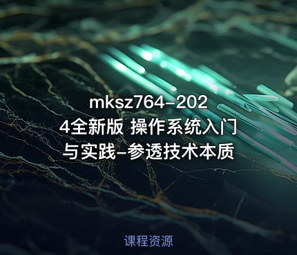 2024全新版 操作系统入门与实践-参透技术本质