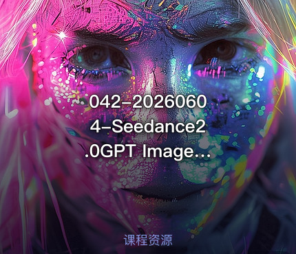 042-20260604-Seedance2.0GPT Image2零基础打造数码产品高端商业宣传片让新手也能低成本高效率产出品牌级宣传视频更多资源