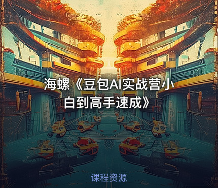 海螺《豆包AI实战营小白到高手速成》
