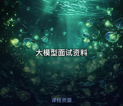 大模型面试资料