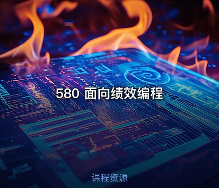 580 面向绩效编程