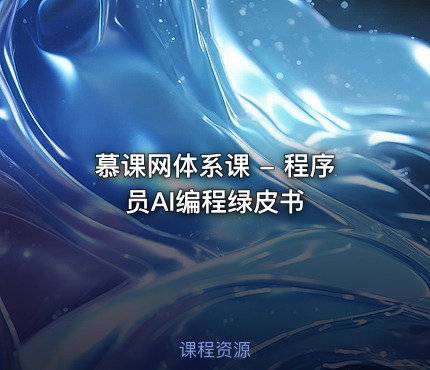 慕课网体系课 - 程序员AI编程绿皮书