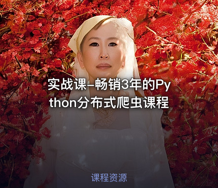 实战课-畅销3年的Python分布式爬虫课程
