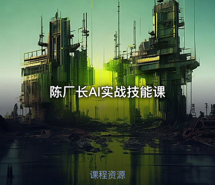 陈厂长AI实战技能课