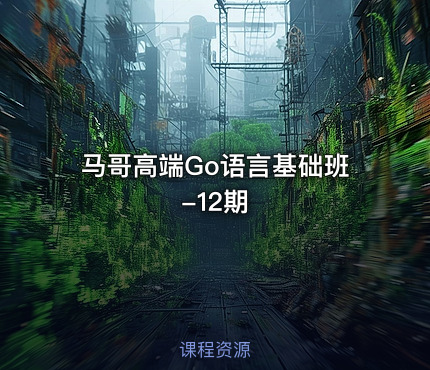 马哥高端Go语言基础班-12期