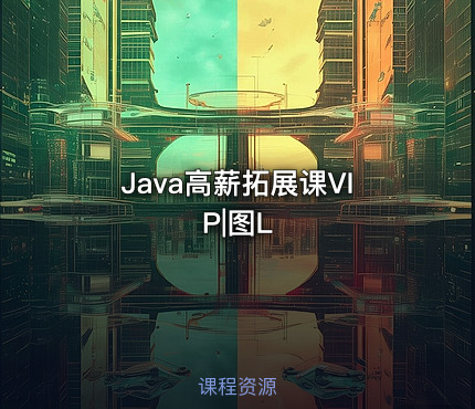 Java高薪拓展课VIP|图L
