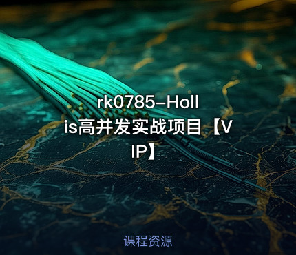 Hollis高并发实战项目【VIP】