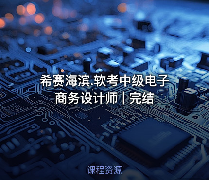 希赛海滨.软考中级电子商务设计师 | 完结