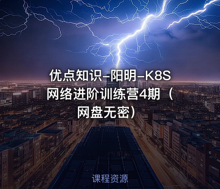 优点知识-阳明-K8S 网络进阶训练营4期（网盘无密）