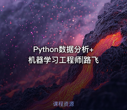 Python数据分析+机器学习工程师|路飞