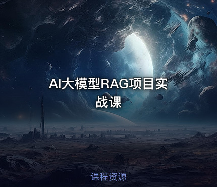 AI大模型RAG项目实战课