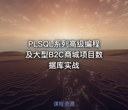 PLSQL系列高级编程及大型B2C商城项目数据库实战