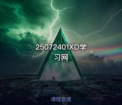 25072401XD学习网