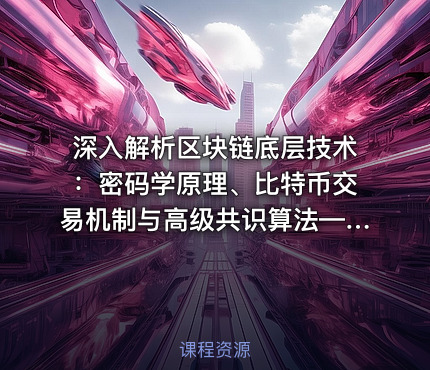 深入解析区块链底层技术：密码学原理、比特币交易机制与高级共识算法——区块链技术精髓全解指南