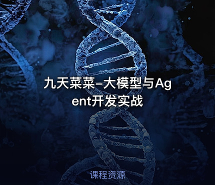 九天菜菜-大模型与Agent开发实战
