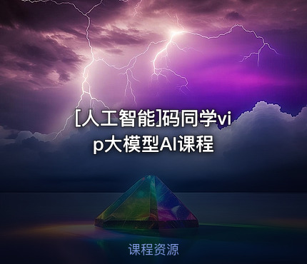 码同学vip大模型AI课程