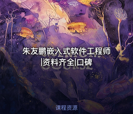 朱友鹏嵌入式软件工程师|资料齐全|口碑