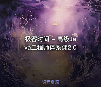极客时间 - 高级Java工程师体系课2.0