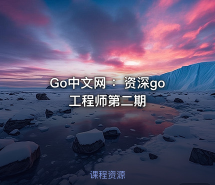 Go中文网 ：资深go工程师第二期