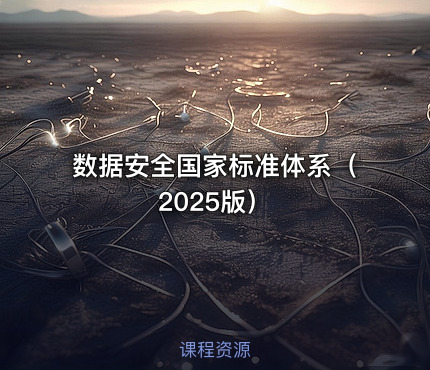 数据安全国家标准体系（2025版）