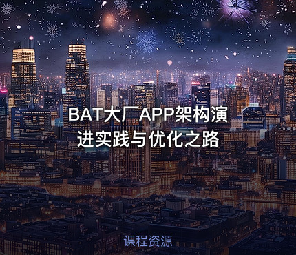 BAT大厂APP架构演进实践与优化之路