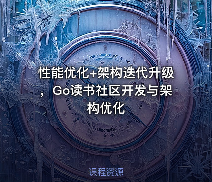 性能优化+架构迭代升级，Go读书社区开发与架构优化