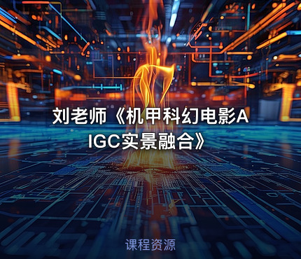 刘老师《机甲科幻电影AIGC实景融合》