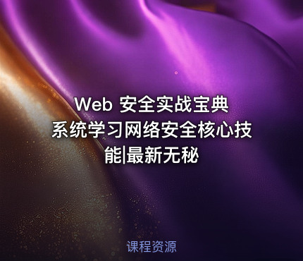 Web 安全实战宝典 系统学习网络安全核心技能|最新无秘
