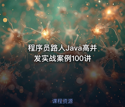 程序员路人Java高并发实战案例100讲