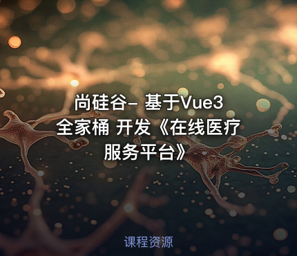 尚硅谷- 基于Vue3全家桶 开发《在线医疗服务平台》