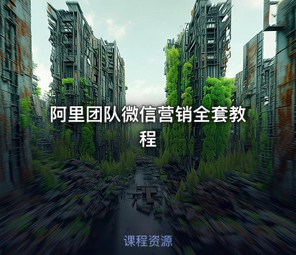 阿里团队微信营销全套教程