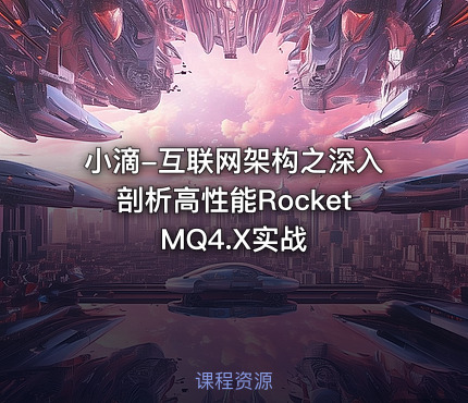 小滴-互联网架构之深入剖析高性能RocketMQ4.X实战