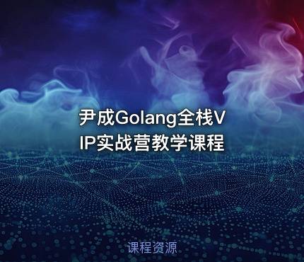 尹成Golang全栈VIP实战营教学课程