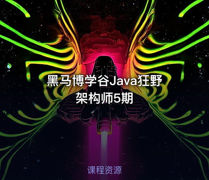 黑马博学谷Java狂野架构师5期