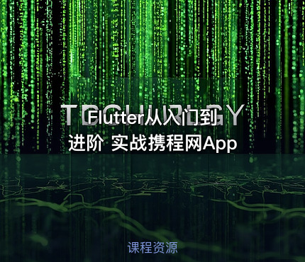 Flutter从入门到进阶 实战携程网App