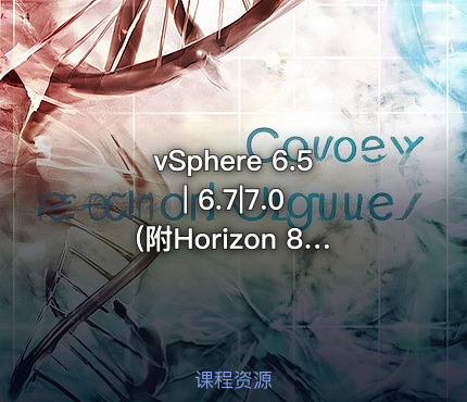 vSphere 6.5 | 6.7|7.0 (附Horizon 8.0)【虚拟化系列1】（价值199）